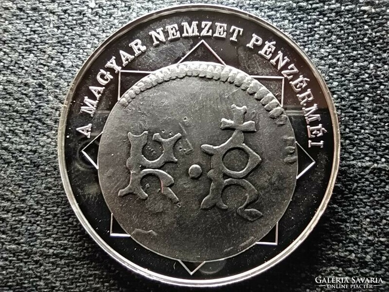 A magyar nemzet pénzérméi Uralkodó nélküli pénz 1439-1440 .999 ezüst PP (id46256)