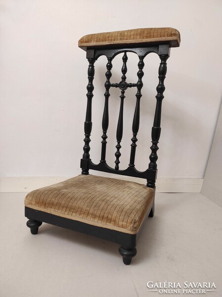Antique kneeling prayer chair gothic prayer chair hardwood carved Christian furniture 400 7372