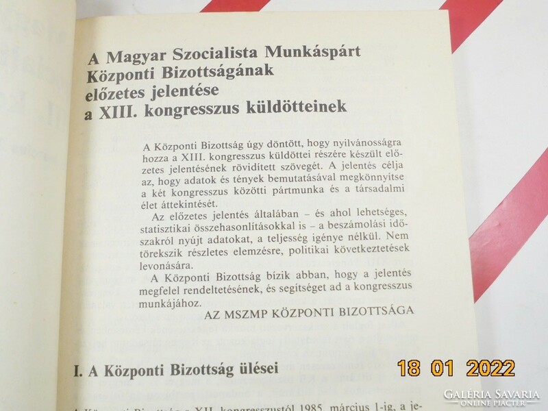 A Magyar Szocialista Munkáspárt XIII. Kongresszusa