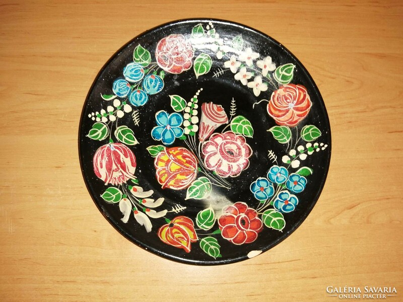 Retro ceramic wall plate - diameter 20 cm (n)