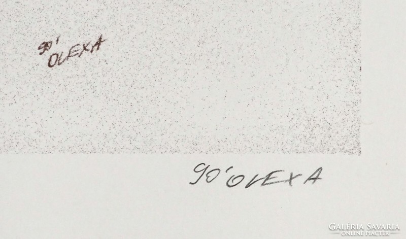 1M893 Olexa József : "Öreg fa I." 1990