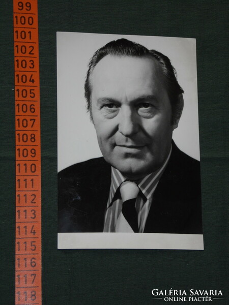 Theater advertisement photo, Pécs, Ferenc Bessenye, , 1977 -signed-