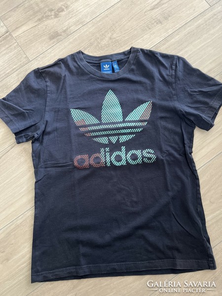 Adidas boy/men's t-shirt dark blue m