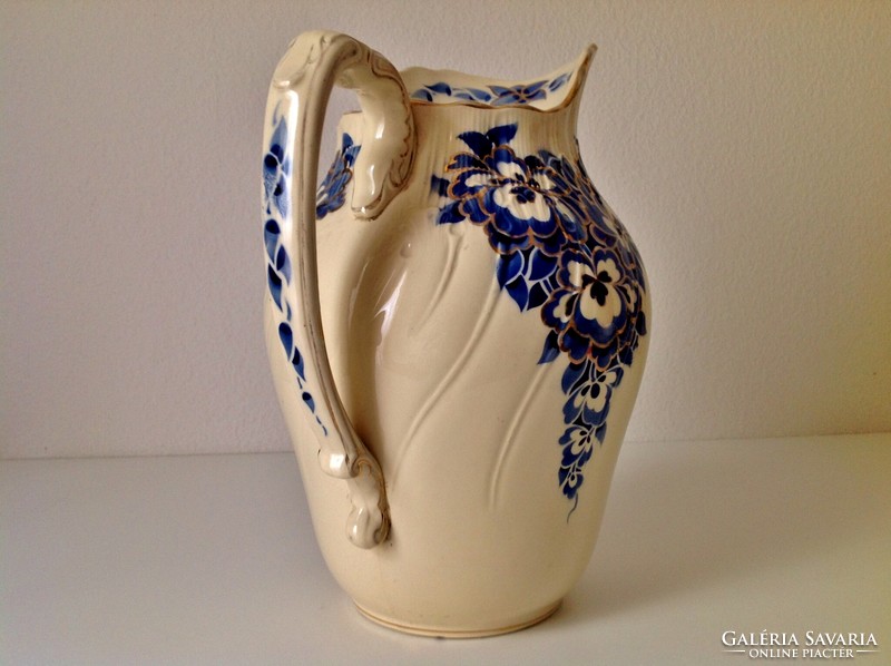 Antique French earthenware jug