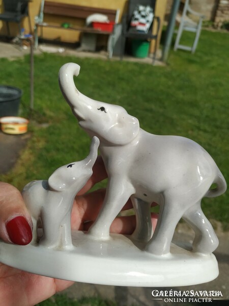 Pair of porcelain elephants for sale!