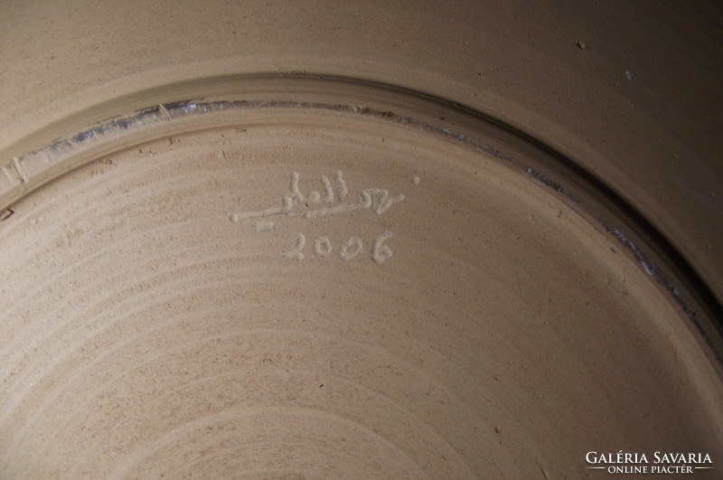 2006 - Large ceramic decorative plate