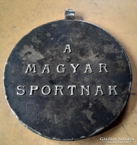 22. Sports medal, award, plaque. Agfa sport 1928. 29mm 11.6g. Ag silver. There is mail!