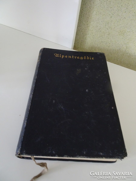 "Alpesi tragédia" német nyelvű regény 1930-as kiadás.