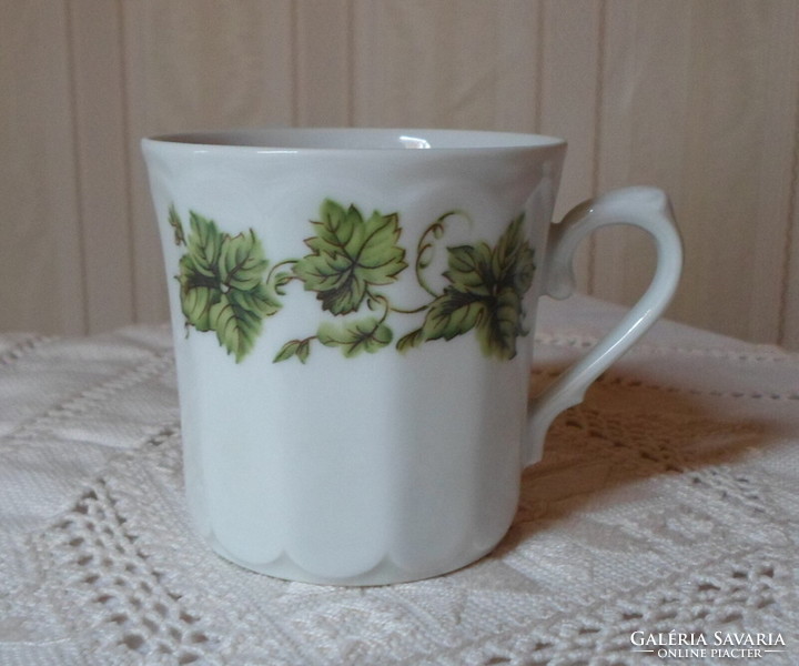 German porcelain coffee cup, cup (eschenbach; coffee, leaf)