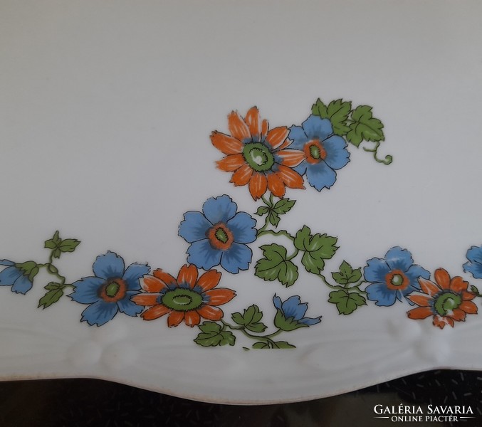 A wonderful epiag large serving plate with a floral pattern