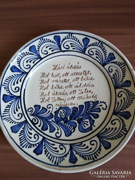Homemade blessing, Korund plate, from the 1970s-80s