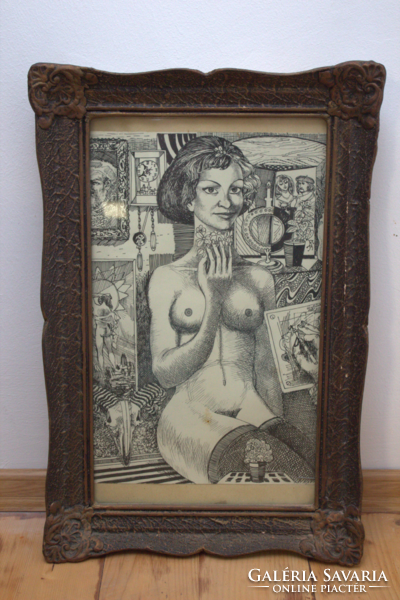 Endre Németh: female nude picture