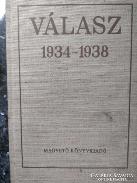 VÁLASZ  1934 - 1938