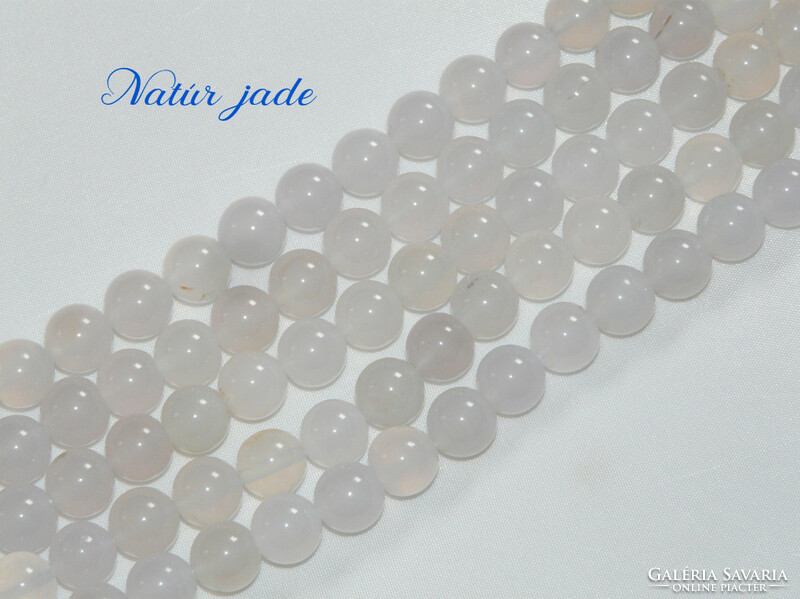 High luster polished jade mineral jewelry set, very beautiful.