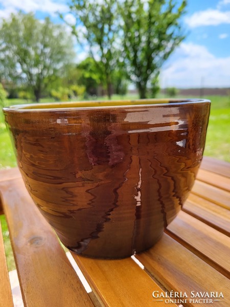 Retro ceramic bowl, marked