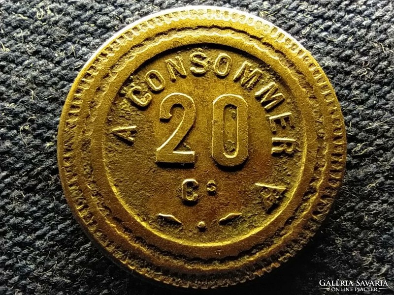 France consumer 20 cent token 19 mm (id77433)