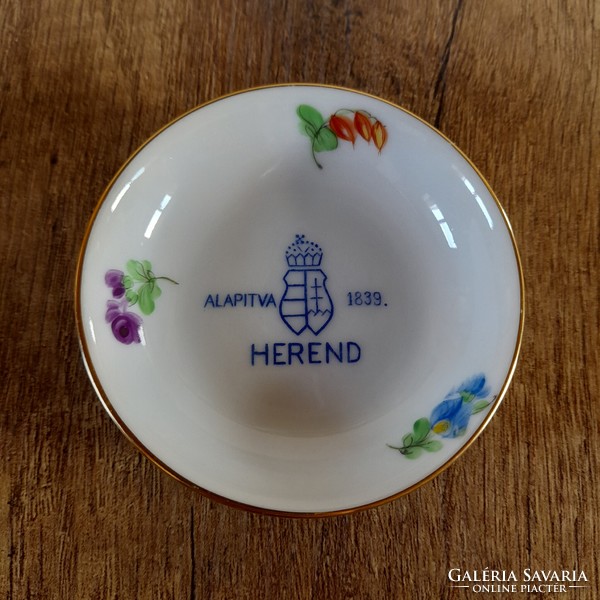 Antique Herend coat of arms bowl