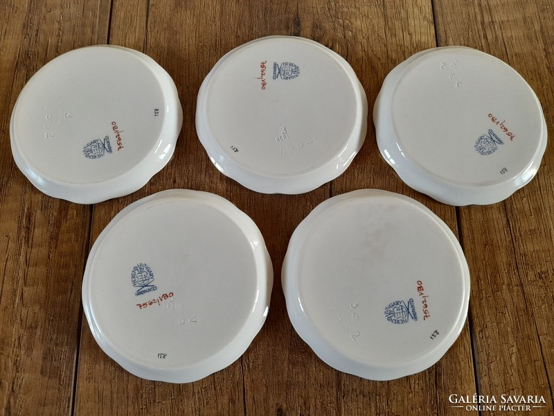 Herend Victorian patterned bowls