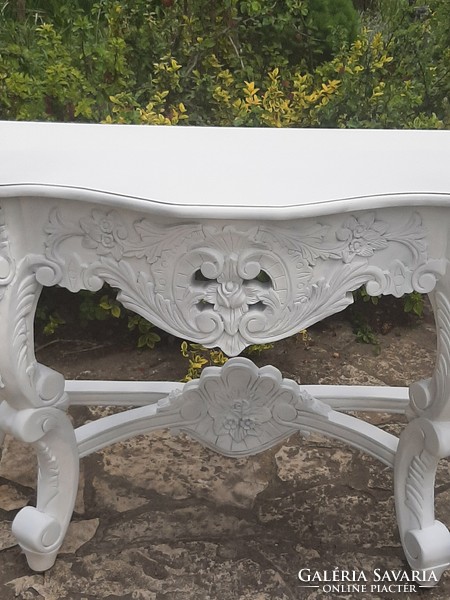 Beautiful baroque richly carved console table, provence!