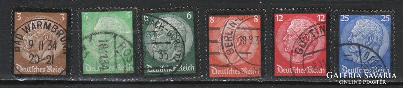 Deutsches Reich 0671 Mi 548-553      14,00 Euró