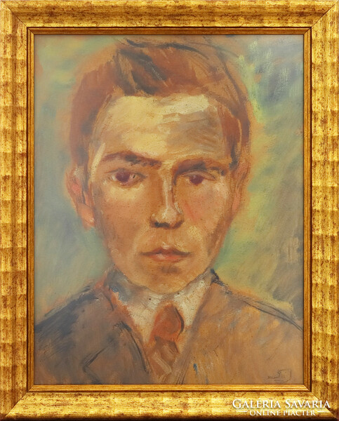 János Schadl - portrait of a young man