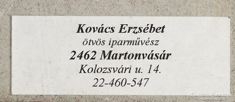 1M397 Kovács Erzsébet : "Tűzmadár"