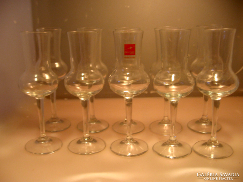 Grappa, brandy glasses with bormioli rocco
