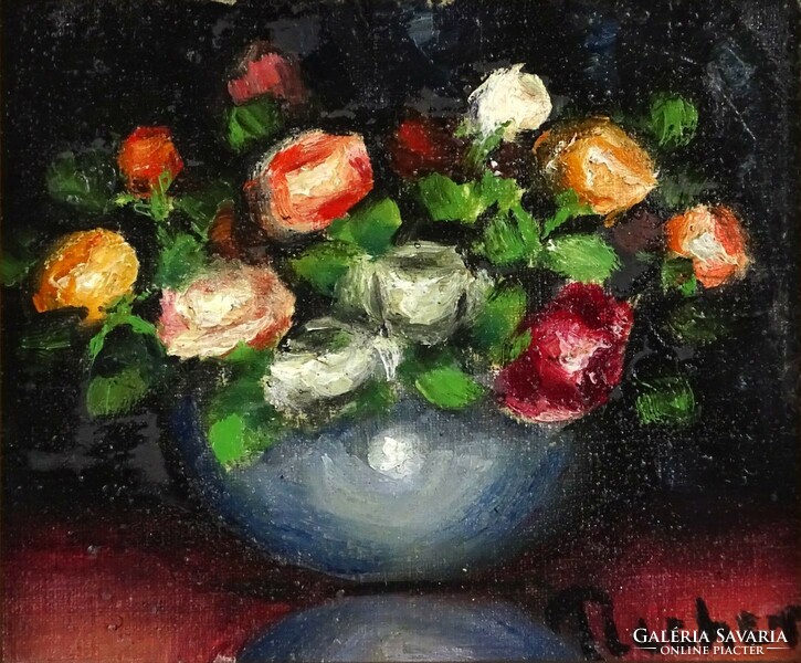 1M338 richer : table still life of flowers