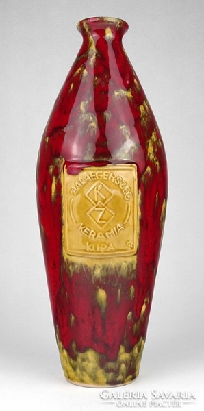 1M313 glazed lake head retro ceramic decorative vase 31 cm