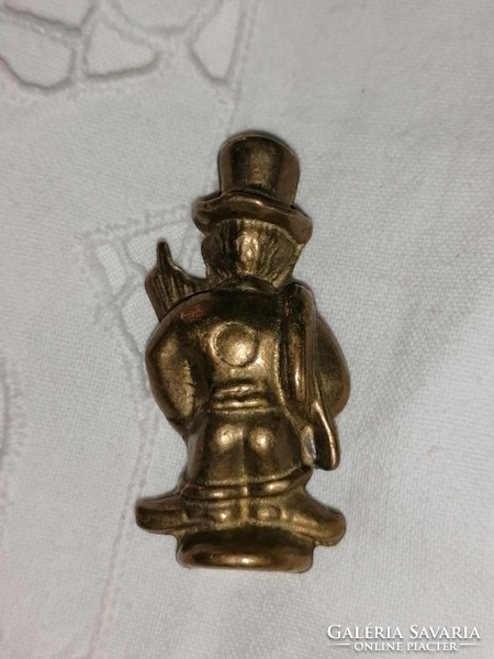 Brass, luck-bringer, little man in a hat 14.