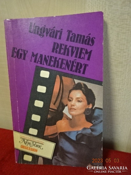 The book Tamás Ungvári: requiem for a mannequin. Jokai.