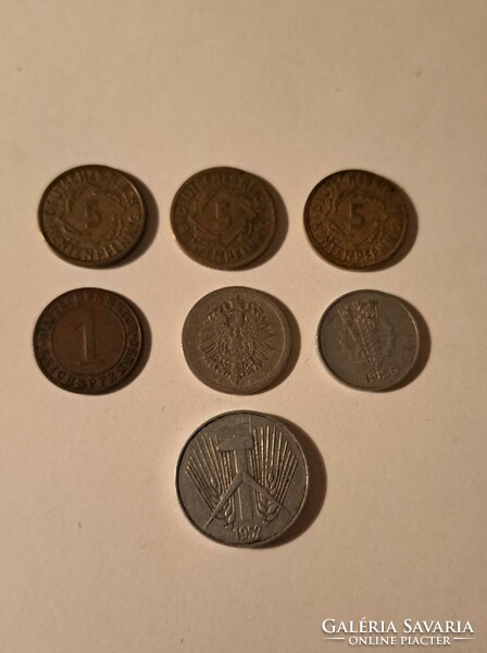 Németország 1888, 1924,1950,1952 7db