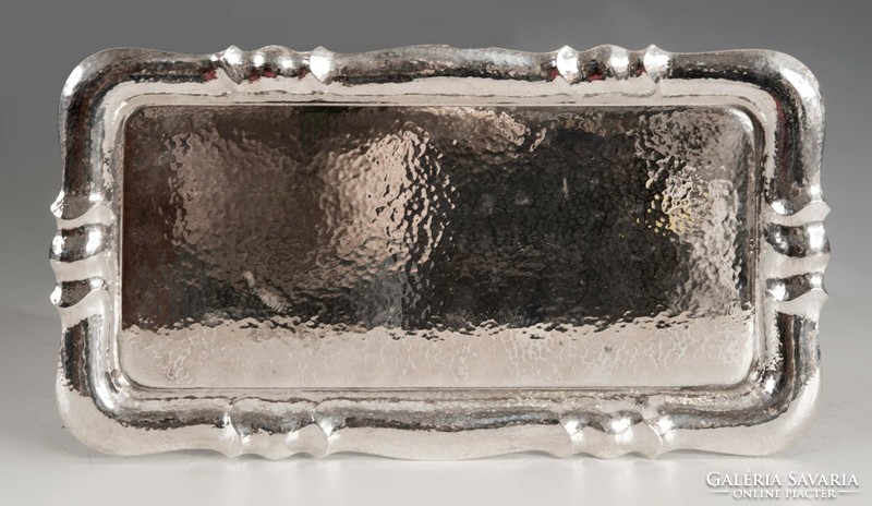 Silver hammered tray (gs25)
