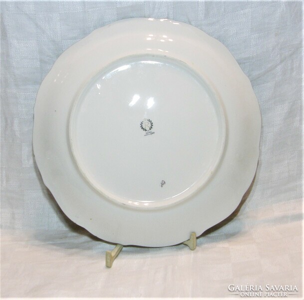 Beautiful reichenbach porcelain bowl with a flower pattern - 28 cm