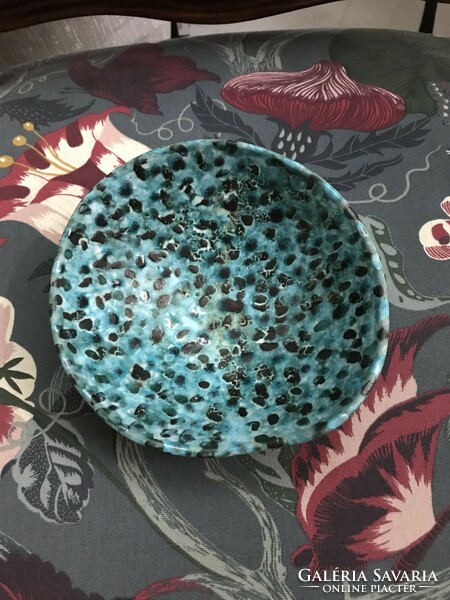 Something cheaper every day!!! Bod éva: shabby cracked turquoise - black bowl