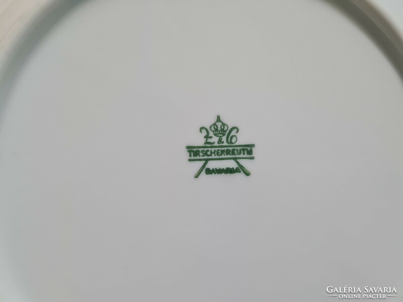 T0914 Tirschenreuth tányérok 4 db mélytányér, 3 db lapostányér 22 és 24 cm