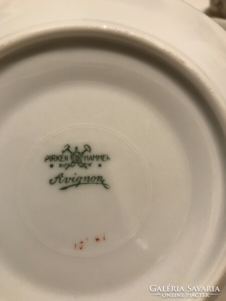 A remnant of Pirken hammer porcelain tableware
