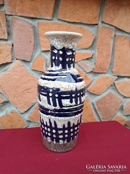 Beautiful retro 25 cm high ceramic vase collector's item mid-century modern home decoration heirloom