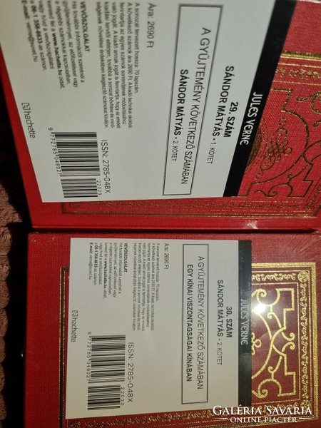 Jules Verne: Sándor Mátyás 2 volumes all new!