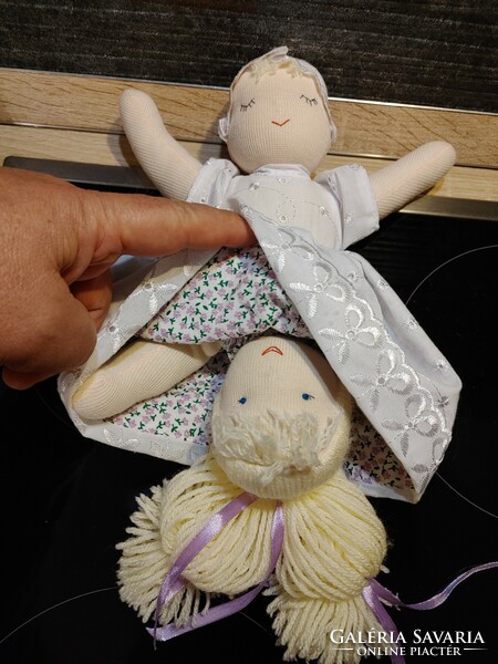 Rare two-way Waldorf doll - which doll depends on the position of the skirt