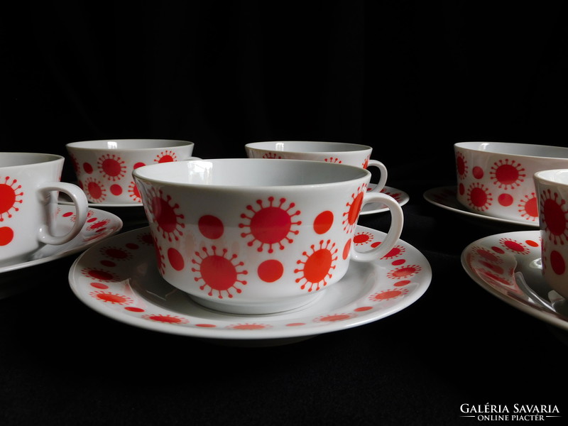 Alföldi centrum varia (sunny) tea sets - 6 pieces