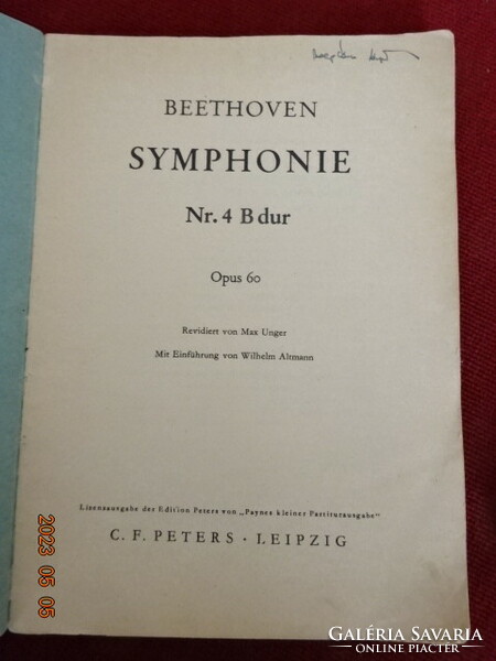 Beethoven: symphony no. 4, Nr. 8 And two violin romances. Jokai.