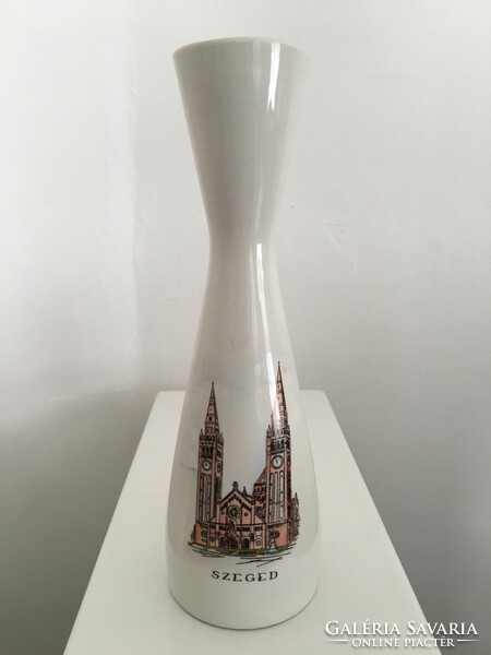 Aquincum vase, souvenir, Szeged, cathedral