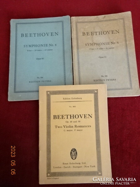 BEETHOVEN: SYMPHONIE NR. 4, NR. 8 és Two Violin Romances. Jókai.