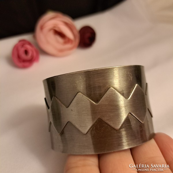 Silver-plated craftsman bracelet 4 cm