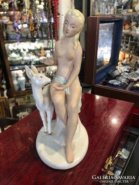 Grafenthal porcelain statue, little girl, height 18 cm.