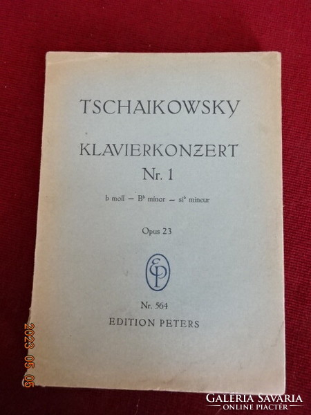 Tschaikowsky: symphony no. 4, No. 5 And clavier concert no. 1. Jókai.