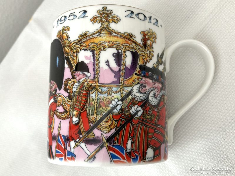 The mug issued for the diamond jubilee of the English royal couple in 2012