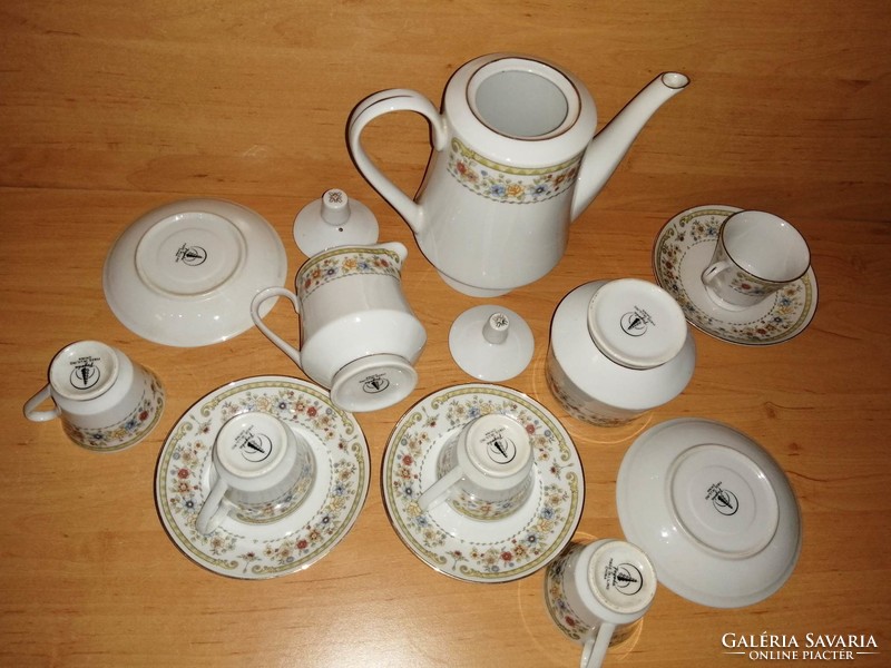 Kínai porcelán kávéskészlet 5 személyes (31/d)