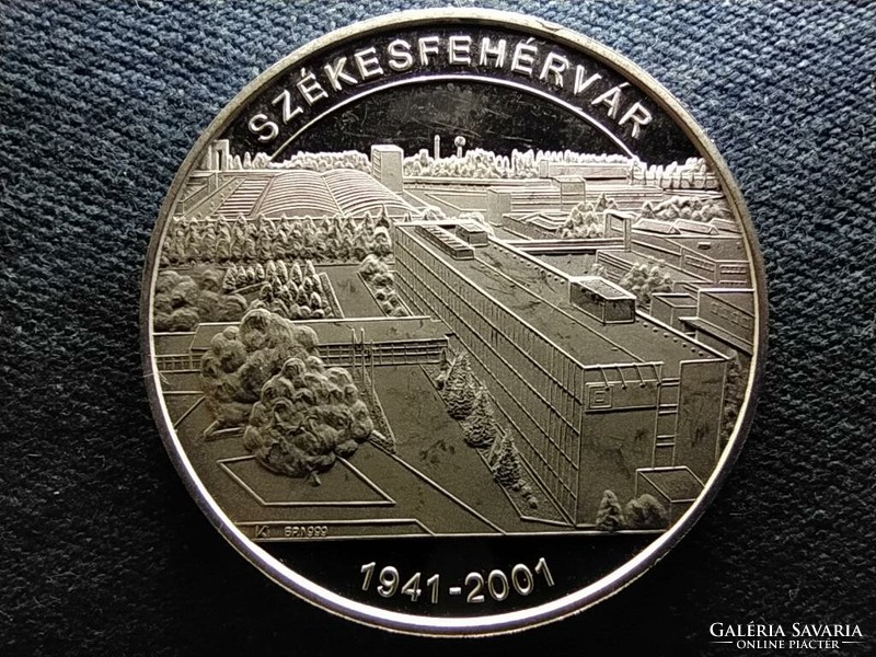 Hungary Székesfehérvár alcoa köfém kft.999 Silver commemorative medal 31.104g 42.5mm pp (id69452)
